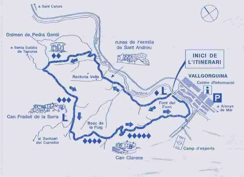 dolmen pedra gentil itinerari