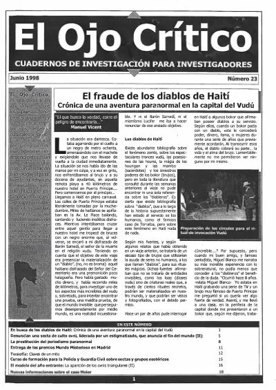 Portada de El Ojo Crítico nº 23