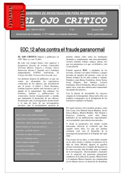 Portada de El Ojo Crítico nº 45